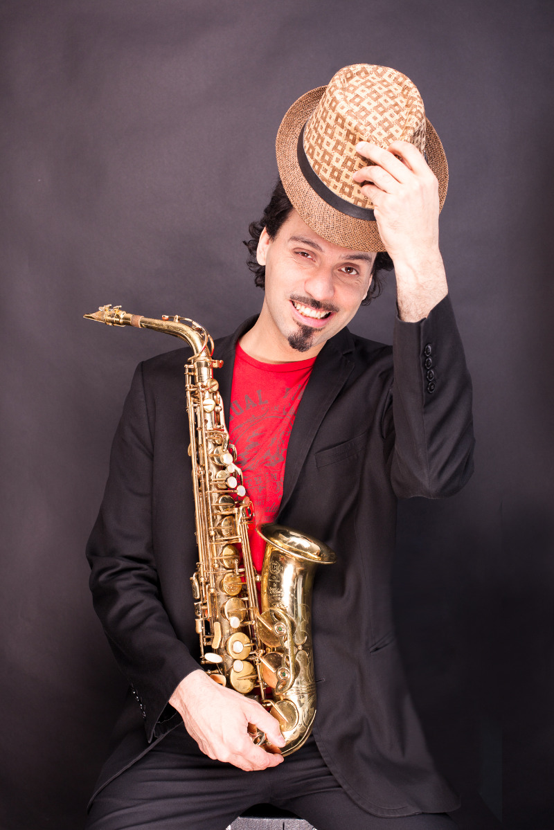 Portrait Saxophonist Karim Kahtan aus Köln