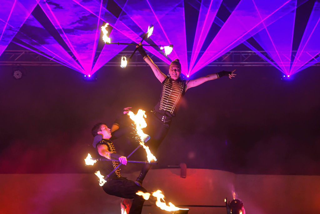 Feuershow Arkobatik